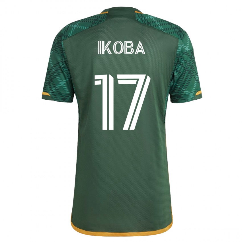 Damen Tega Ikoba #17 Grün Heimtrikot Trikot 2023/24 T-Shirt