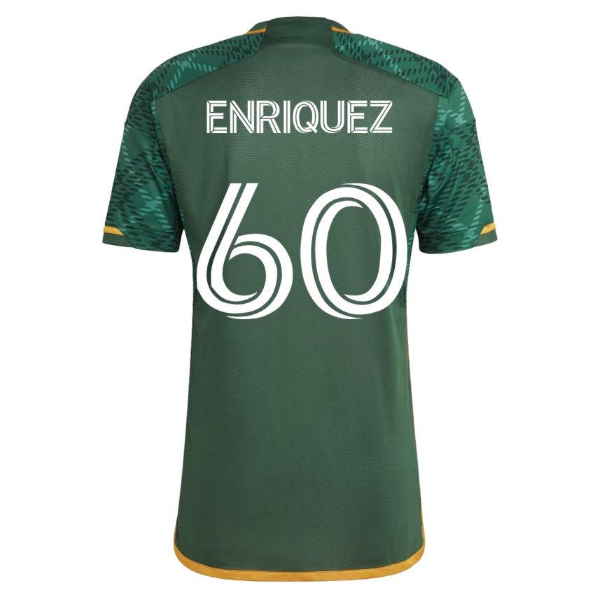 Damen Victor Enriquez #60 Grün Heimtrikot Trikot 2023/24 T-Shirt