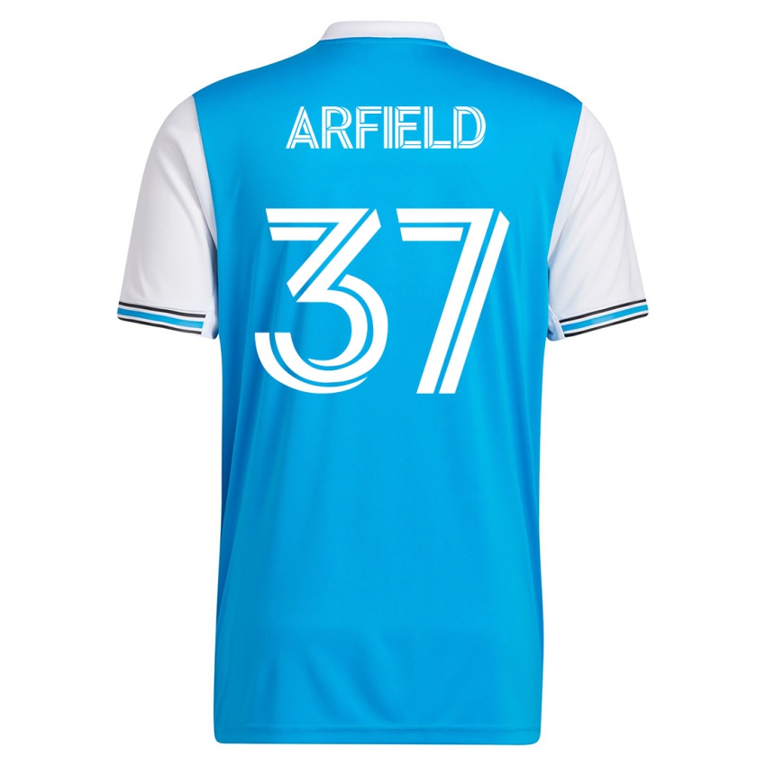 Damen Scott Arfield #37 Blau Heimtrikot Trikot 2023/24 T-Shirt