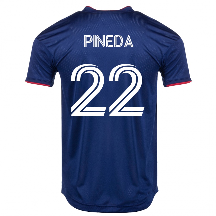 Damen Mauricio Pineda #22 Marine Heimtrikot Trikot 2023/24 T-Shirt