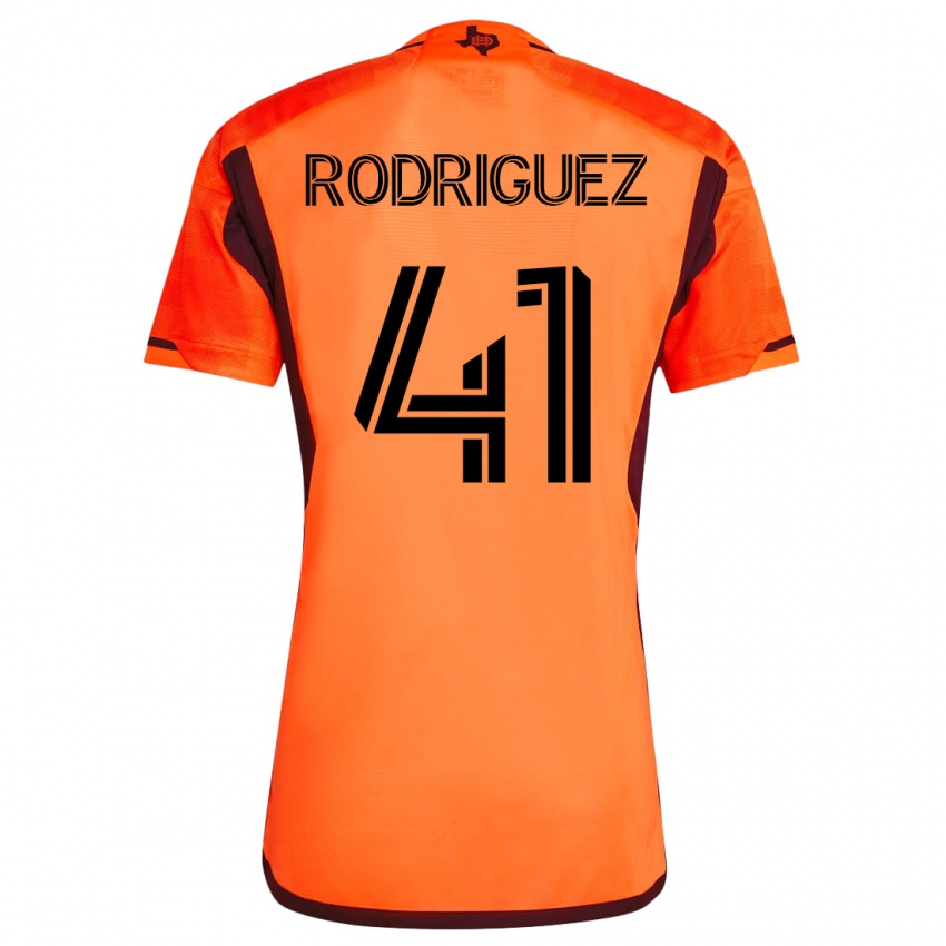 Damen Sebastian Rodriguez #41 Orangefarben Heimtrikot Trikot 2023/24 T-Shirt