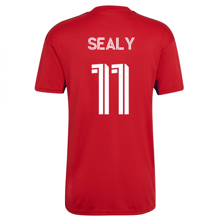 Damen Dante Sealy #11 Rot Heimtrikot Trikot 2023/24 T-Shirt