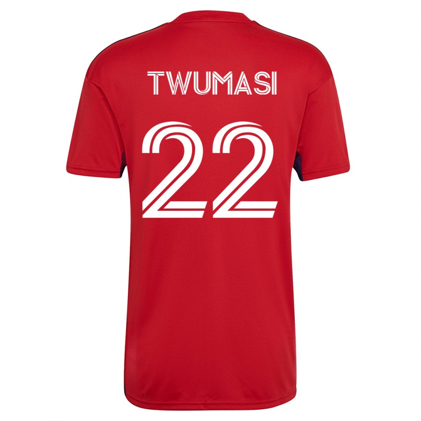 Damen Ema Twumasi #22 Rot Heimtrikot Trikot 2023/24 T-Shirt