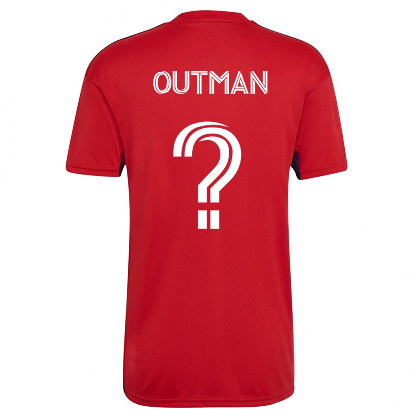 Damen Bryce Outman #0 Rot Heimtrikot Trikot 2023/24 T-Shirt