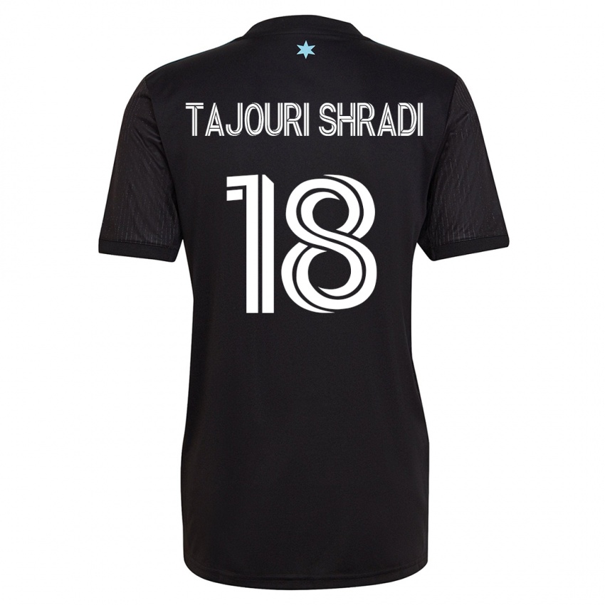 Damen Ismael Tajouri-Shradi #18 Schwarz Heimtrikot Trikot 2023/24 T-Shirt