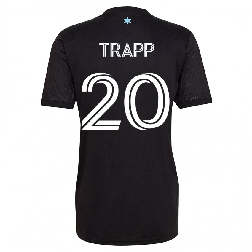 Damen Wil Trapp #20 Schwarz Heimtrikot Trikot 2023/24 T-Shirt