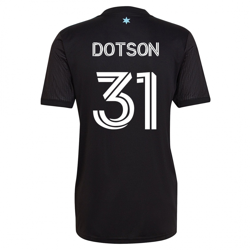 Damen Hassani Dotson #31 Schwarz Heimtrikot Trikot 2023/24 T-Shirt