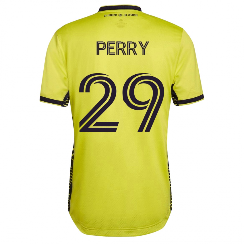 Damen Nebiyou Perry #29 Gelb Heimtrikot Trikot 2023/24 T-Shirt