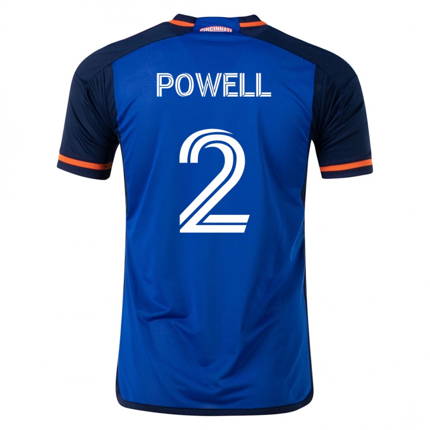 Damen Alvas Powell #2 Blau Heimtrikot Trikot 2023/24 T-Shirt