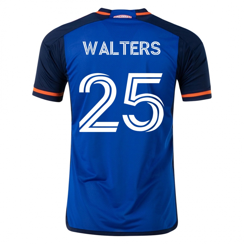 Damen Paul Walters #25 Blau Heimtrikot Trikot 2023/24 T-Shirt