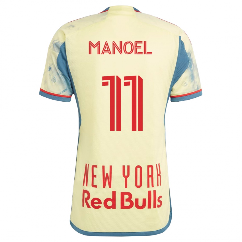 Damen Elias Manoel #11 Gelb Heimtrikot Trikot 2023/24 T-Shirt