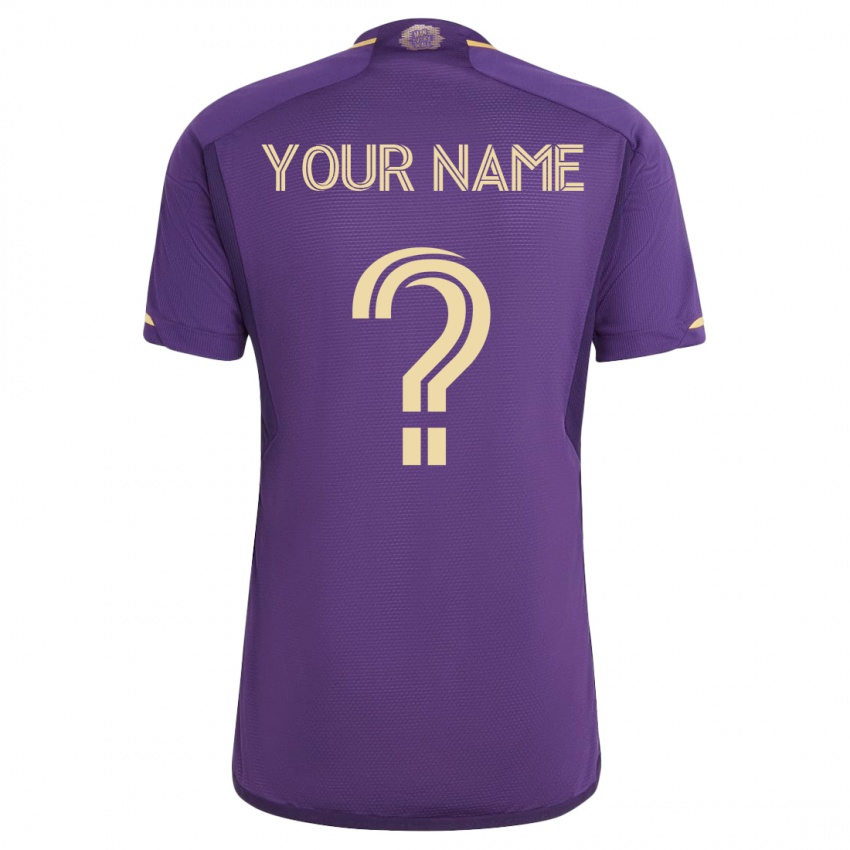 Damen Ihren Namen #0 Violett Heimtrikot Trikot 2023/24 T-Shirt