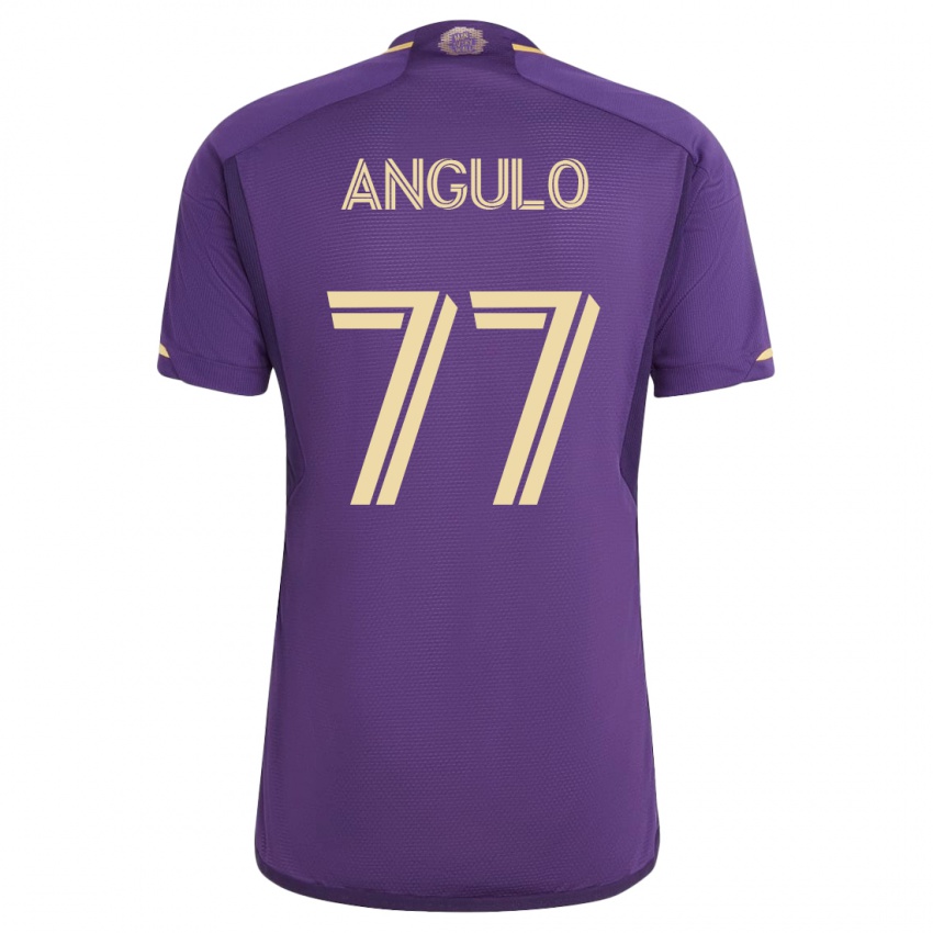 Damen Iván Angulo #77 Violett Heimtrikot Trikot 2023/24 T-Shirt