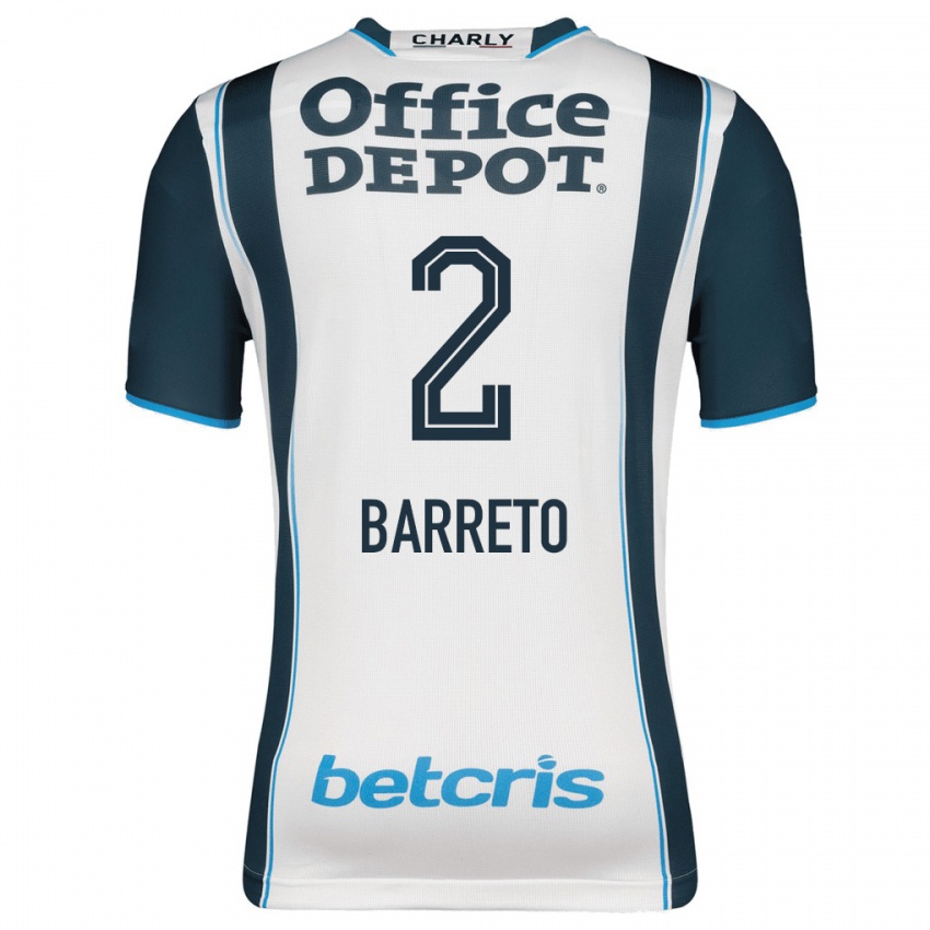 Damen Sergio Barreto #2 Marine Heimtrikot Trikot 2023/24 T-Shirt