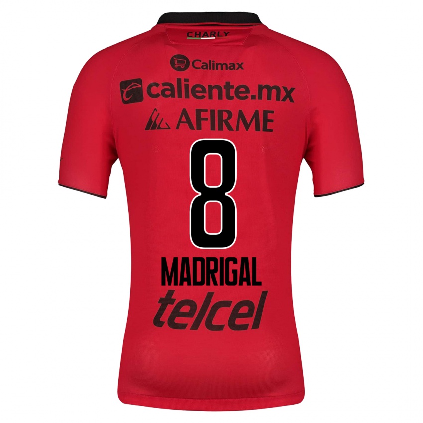 Damen Fernando Madrigal #8 Rot Heimtrikot Trikot 2023/24 T-Shirt