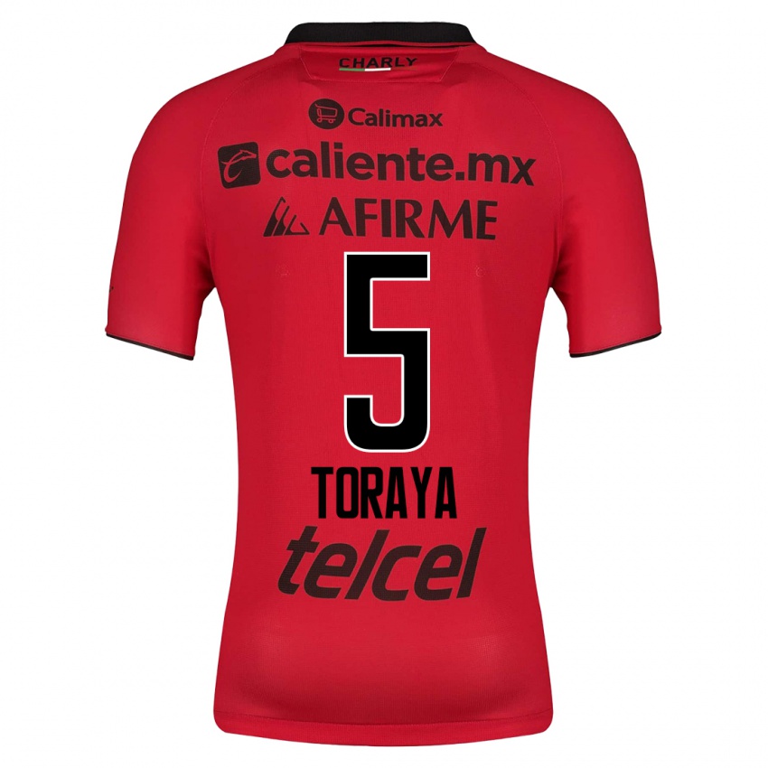 Damen Yadira Toraya #5 Rot Heimtrikot Trikot 2023/24 T-Shirt