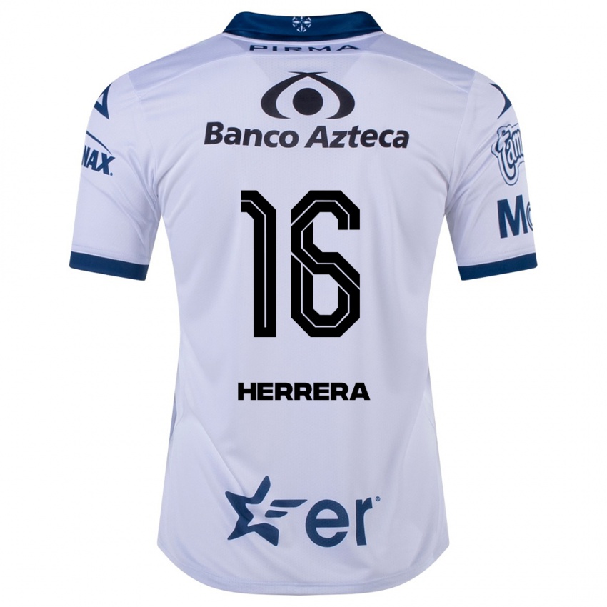 Damen Alberto Herrera #16 Weiß Heimtrikot Trikot 2023/24 T-Shirt