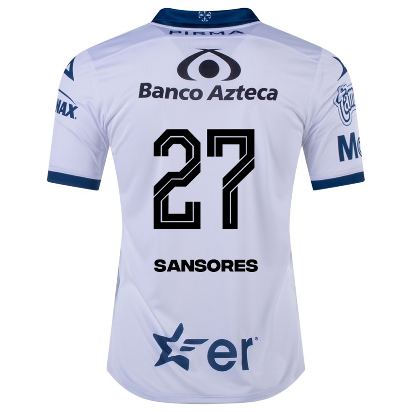 Damen Miguel Sansores #27 Weiß Heimtrikot Trikot 2023/24 T-Shirt