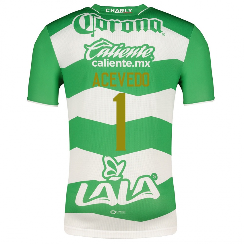 Damen Carlos Acevedo #1 Grün Heimtrikot Trikot 2023/24 T-Shirt