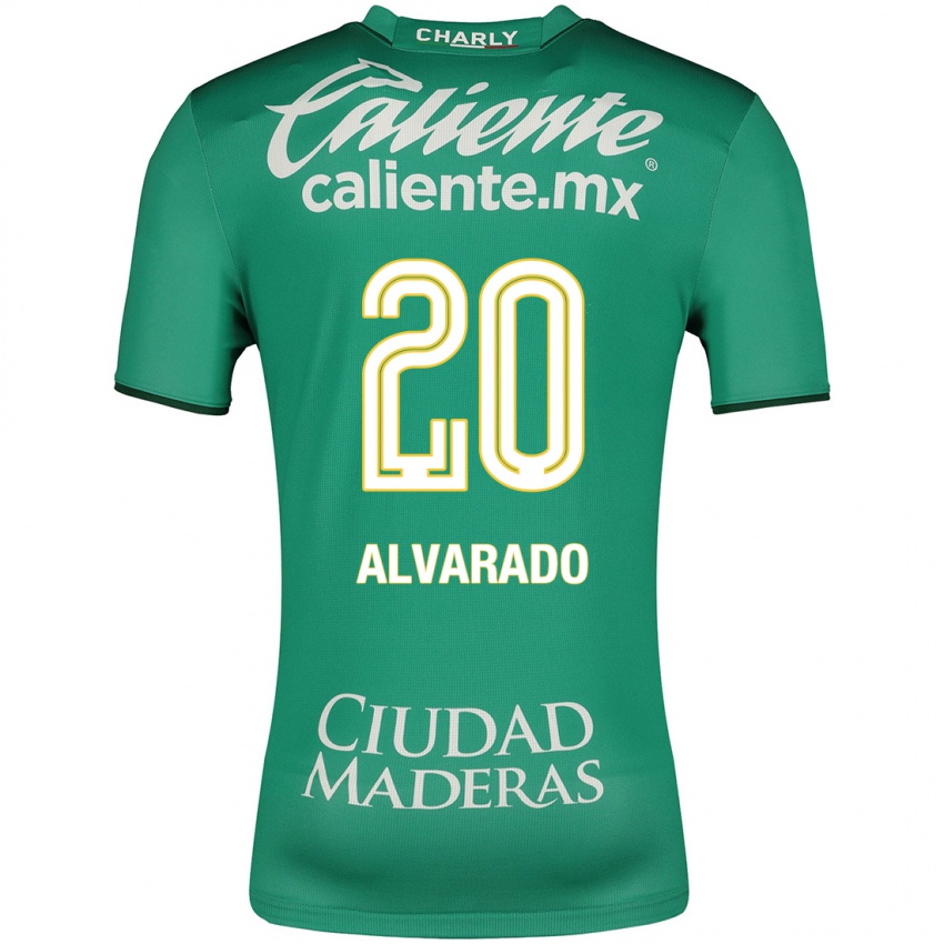 Damen Alfonso Alvarado #20 Grün Heimtrikot Trikot 2023/24 T-Shirt