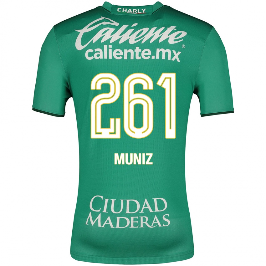 Damen César Muñiz #261 Grün Heimtrikot Trikot 2023/24 T-Shirt