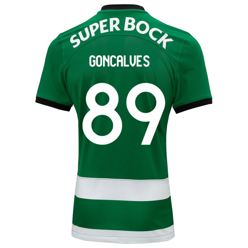 Damen Andre Goncalves #89 Grün Heimtrikot Trikot 2023/24 T-Shirt