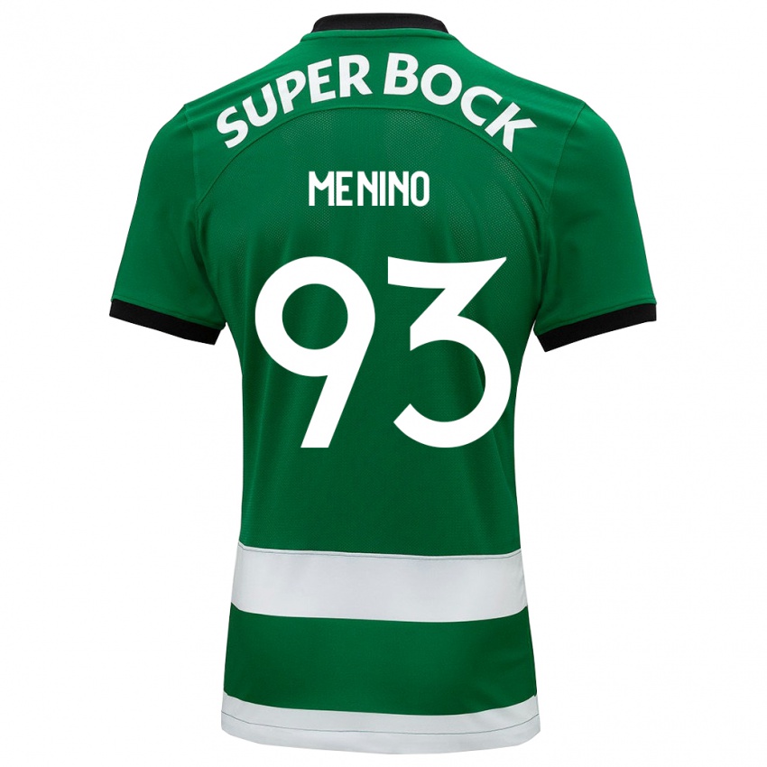 Damen Miguel Menino #93 Grün Heimtrikot Trikot 2023/24 T-Shirt