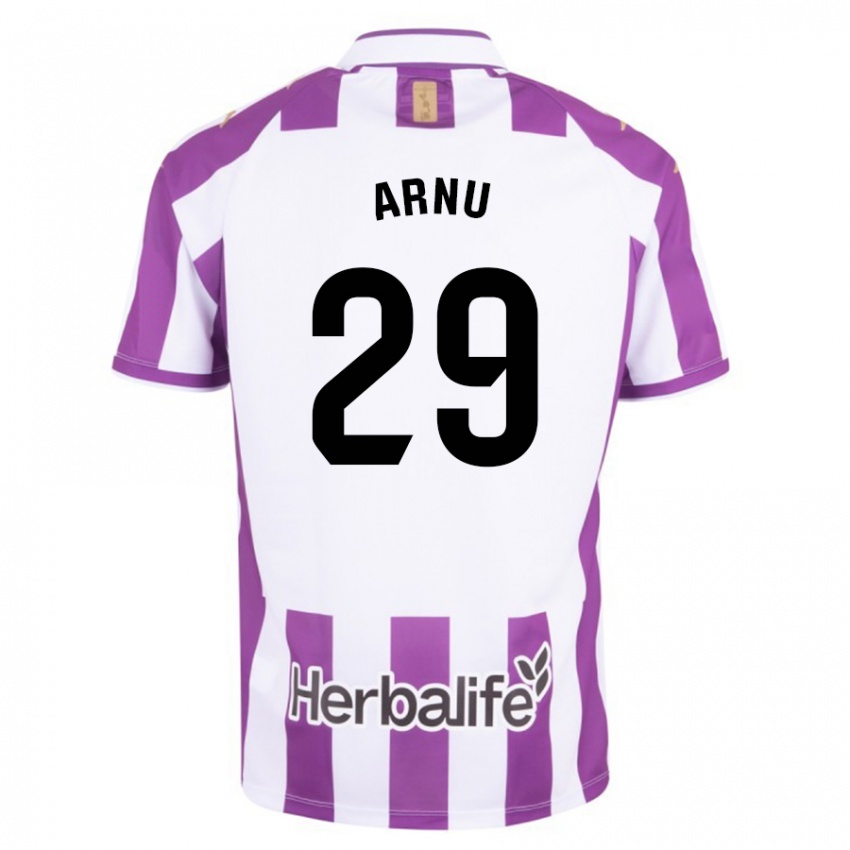 Damen Adrián Arnu #29 Lila Heimtrikot Trikot 2023/24 T-Shirt