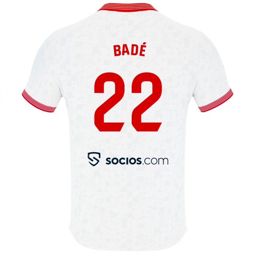 Damen Loic Bade #22 Weiß Heimtrikot Trikot 2023/24 T-Shirt