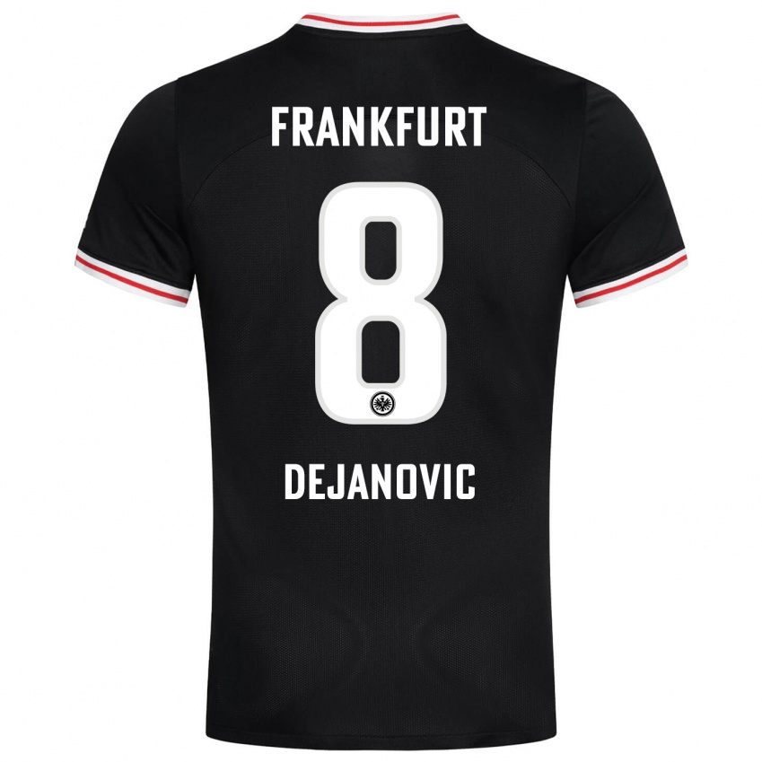 Damen Daniel Dejanovic #8 Schwarz Auswärtstrikot Trikot 2023/24 T-Shirt