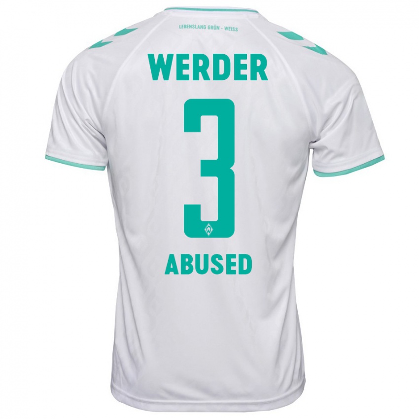 Damen Dlges Abused #3 Weiß Auswärtstrikot Trikot 2023/24 T-Shirt