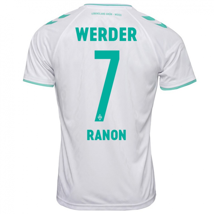 Damen Yuval Ranon #7 Weiß Auswärtstrikot Trikot 2023/24 T-Shirt