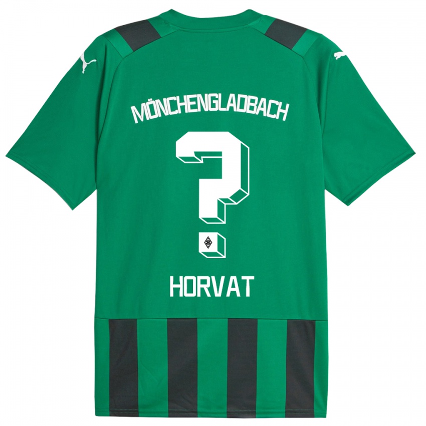 Damen Niko Horvat #0 Schwarz Grün Auswärtstrikot Trikot 2023/24 T-Shirt