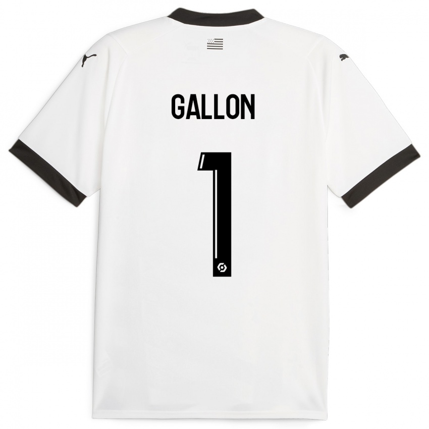 Damen Gauthier Gallon #1 Weiß Auswärtstrikot Trikot 2023/24 T-Shirt
