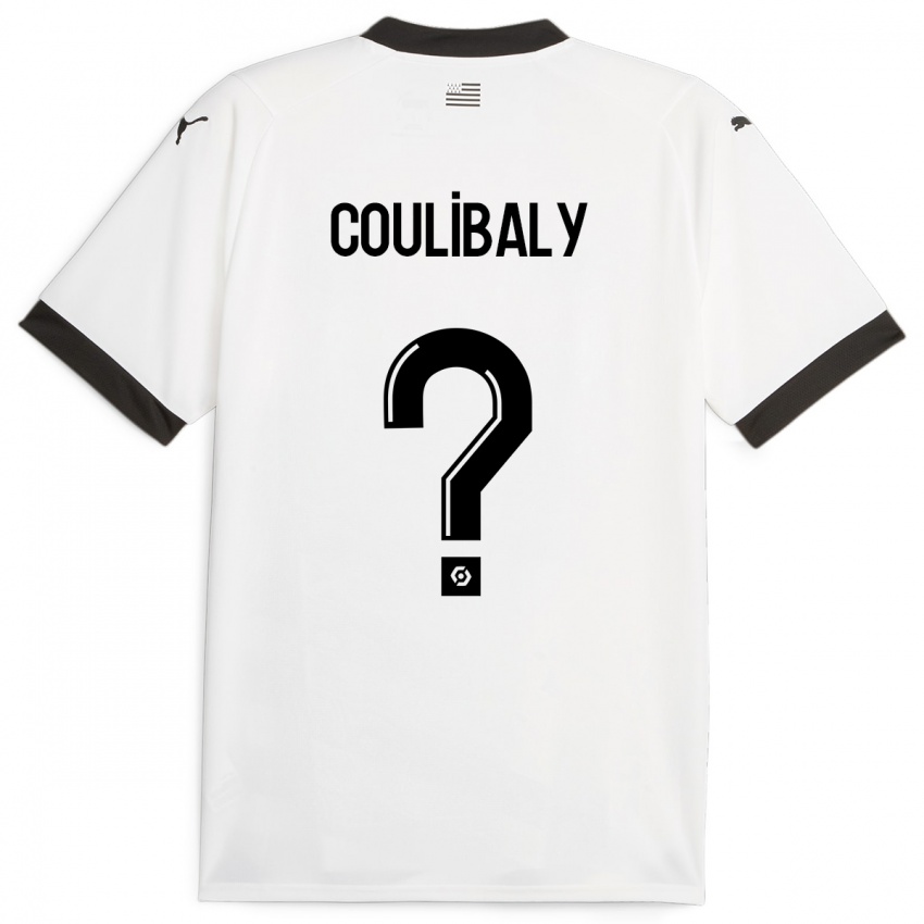 Damen Joël Coulibaly #0 Weiß Auswärtstrikot Trikot 2023/24 T-Shirt