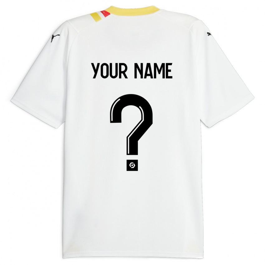 Damen Ihren Namen #0 Schwarz Auswärtstrikot Trikot 2023/24 T-Shirt