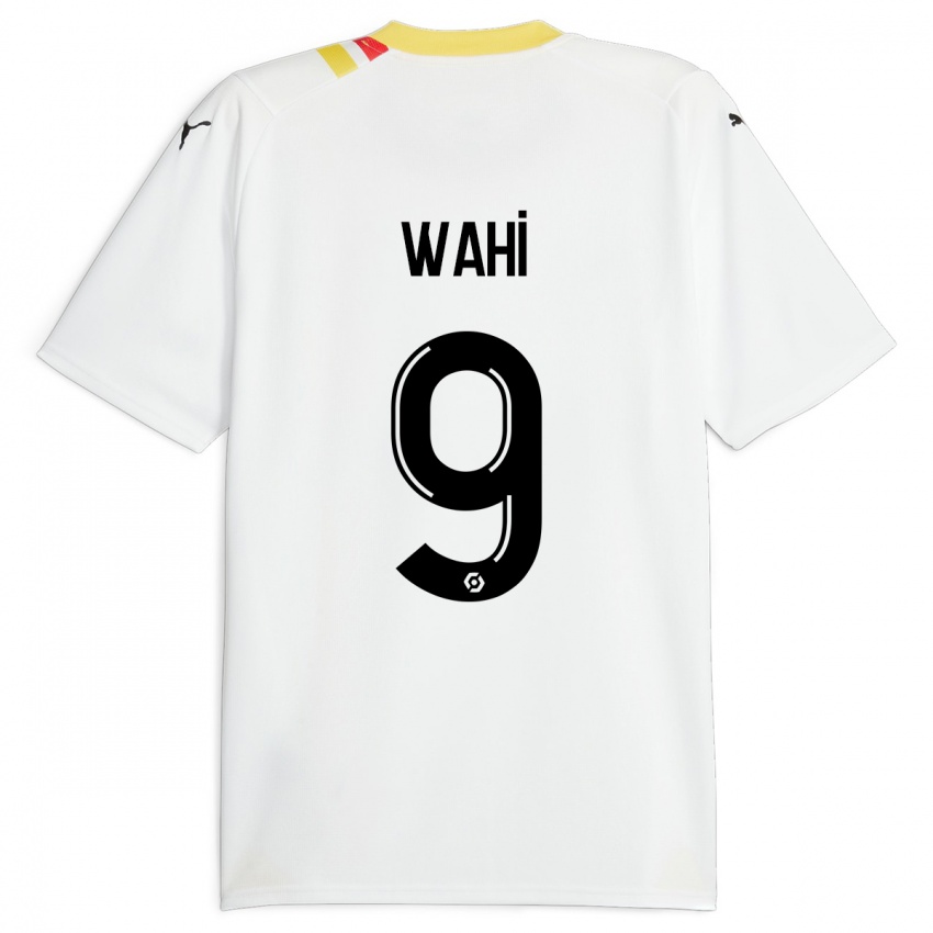 Damen Elye Wahi #9 Schwarz Auswärtstrikot Trikot 2023/24 T-Shirt