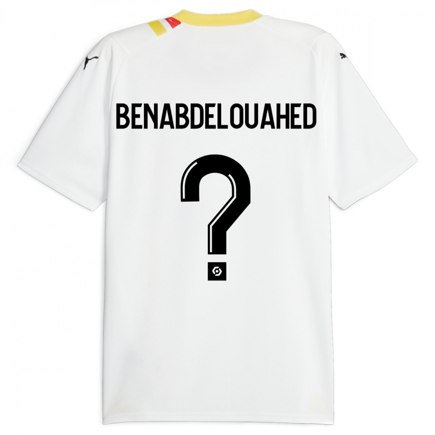 Damen Kaïs Benabdelouahed #0 Schwarz Auswärtstrikot Trikot 2023/24 T-Shirt