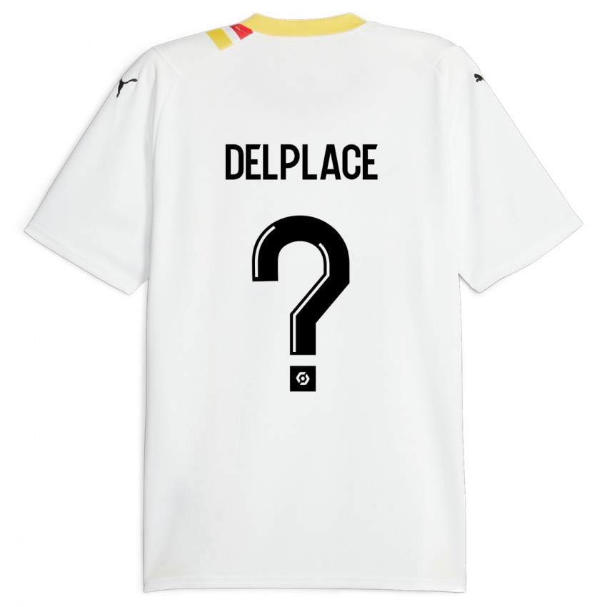 Damen Adam Delplace #0 Schwarz Auswärtstrikot Trikot 2023/24 T-Shirt