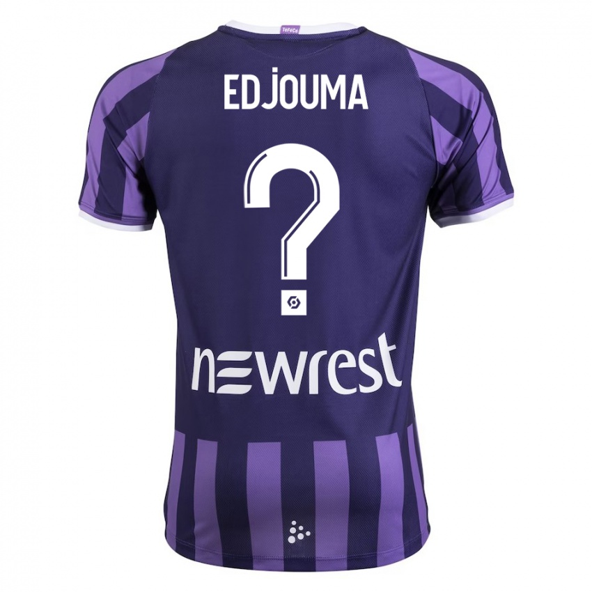 Damen Noah Edjouma #0 Lila Auswärtstrikot Trikot 2023/24 T-Shirt