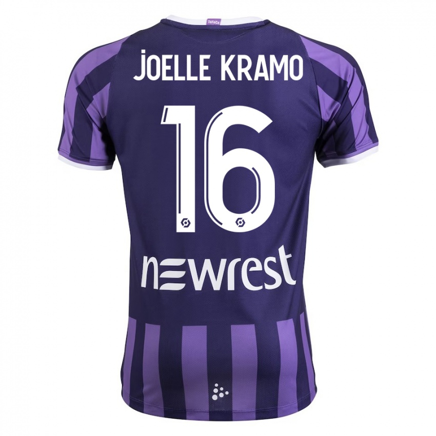 Damen Marie Joelle Kramo #16 Lila Auswärtstrikot Trikot 2023/24 T-Shirt