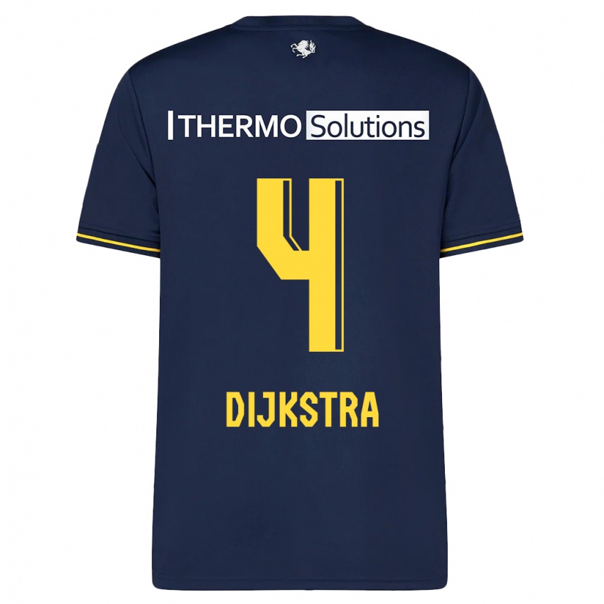 Damen Caitlin Dijkstra #4 Marine Auswärtstrikot Trikot 2023/24 T-Shirt