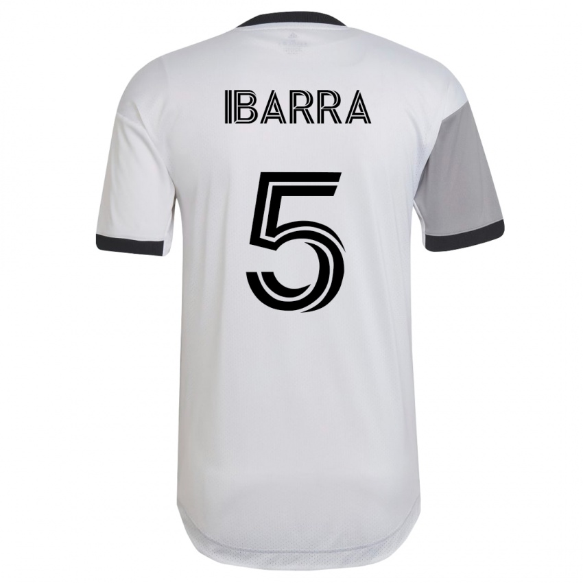 Damen Franco Ibarra #5 Weiß Auswärtstrikot Trikot 2023/24 T-Shirt