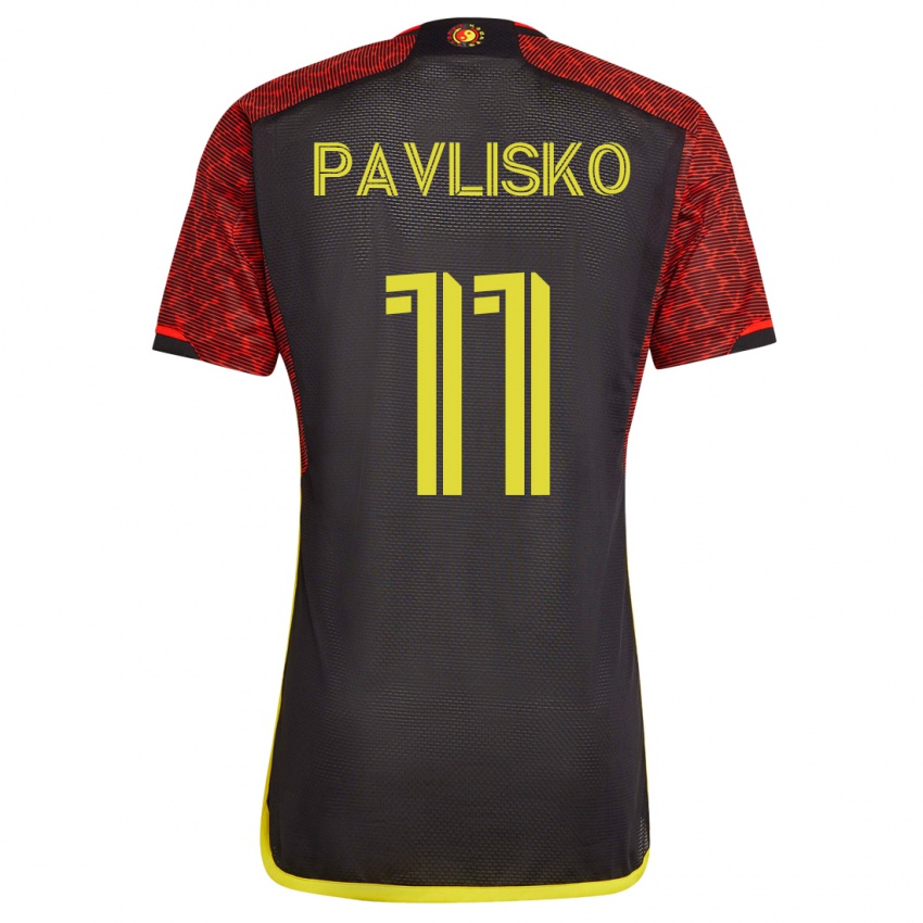 Damen Kirsten Pavlisko #11 Orangefarben Auswärtstrikot Trikot 2023/24 T-Shirt