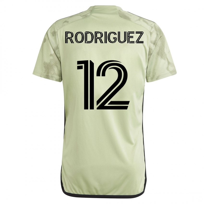 Damen Jeremi Rodriguez #12 Grün Auswärtstrikot Trikot 2023/24 T-Shirt