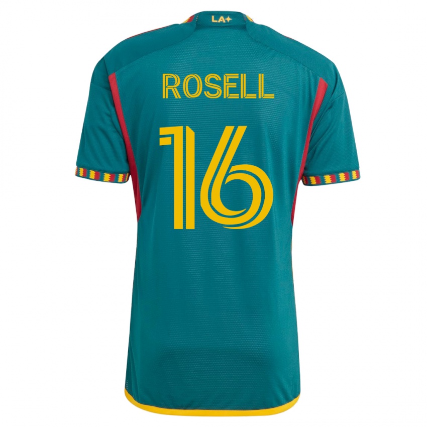 Damen Uri Rosell #16 Grün Auswärtstrikot Trikot 2023/24 T-Shirt