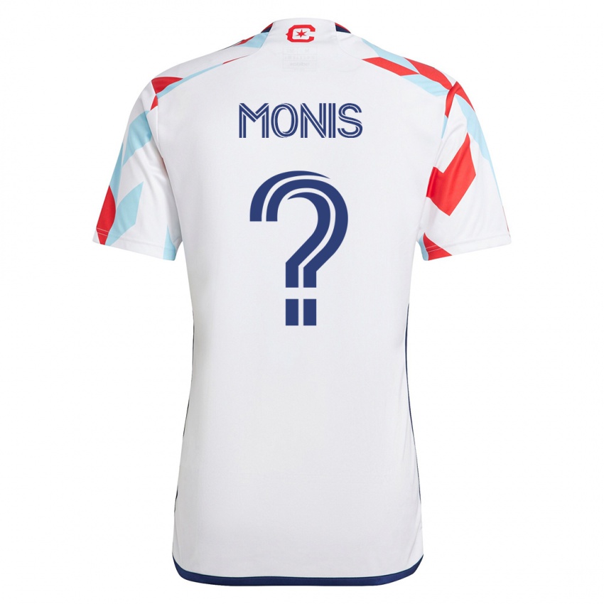 Damen Alex Monis #0 Weiß Blau Auswärtstrikot Trikot 2023/24 T-Shirt