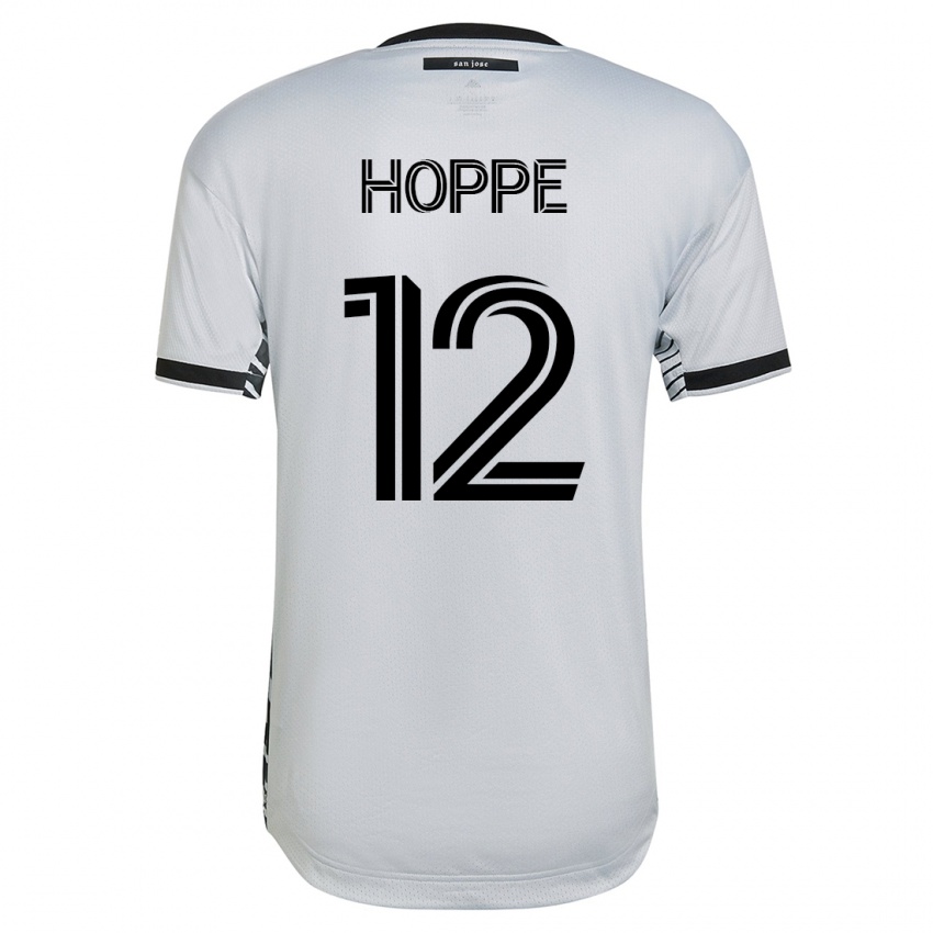 Damen Matthew Hoppe #12 Weiß Auswärtstrikot Trikot 2023/24 T-Shirt