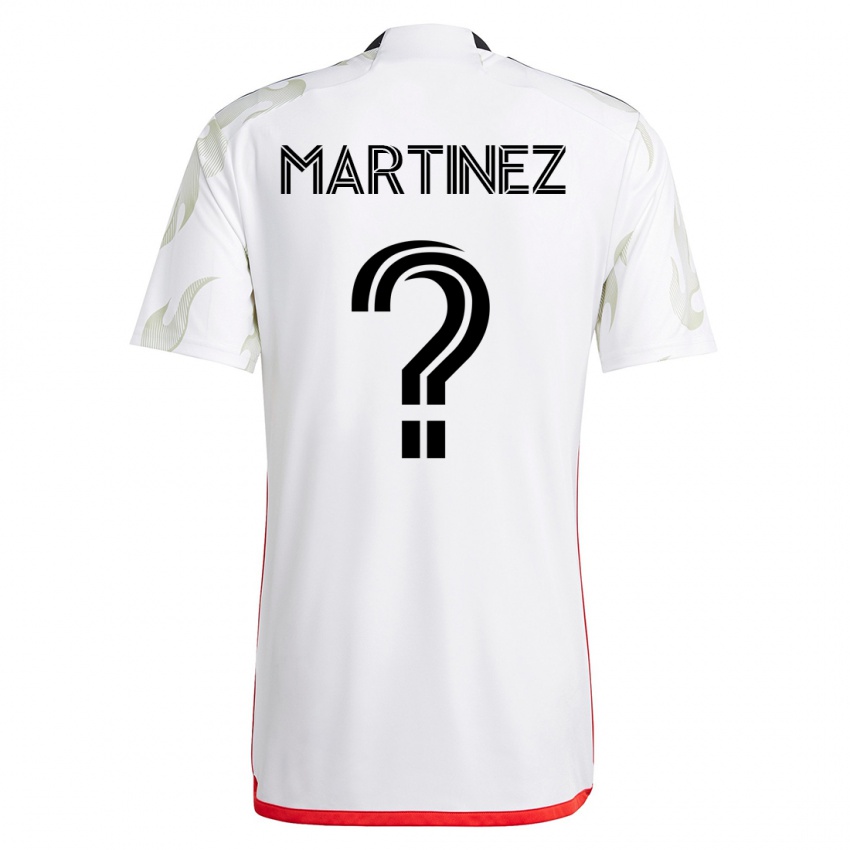 Damen Jonathan Martinez #0 Weiß Auswärtstrikot Trikot 2023/24 T-Shirt