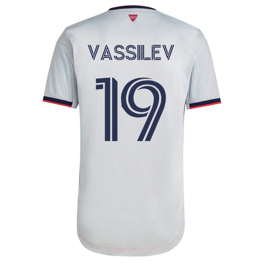 Damen Indiana Vassilev #19 Weiß Auswärtstrikot Trikot 2023/24 T-Shirt